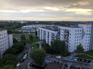Ulica Wybickiego, osiedle Środula, Sosnowiec, panorama Sosnowca.jpg